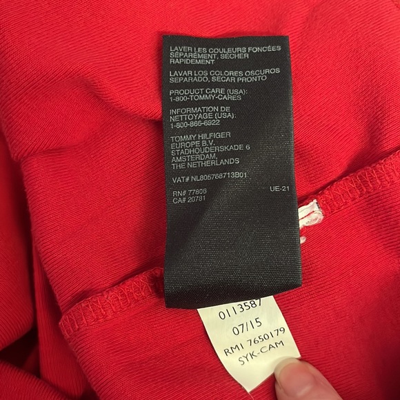 Tommy Hilfiger v neck T shirt - Picture 9 of 10